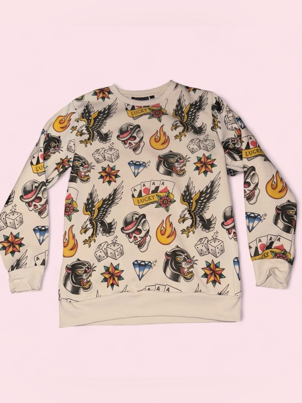 Rebel Mischief NWT Tattoo Graphic Set - Size Large - Picture 2 of 8